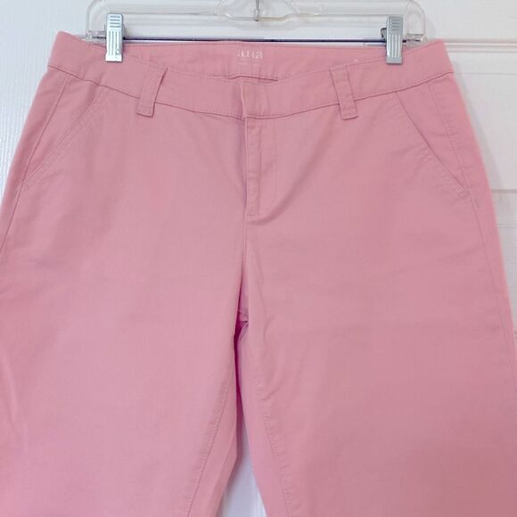 NWOT Chino Crop High Waist Straight Legs Pants - Picture 2 of 5
